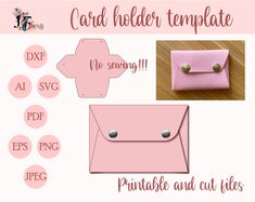 a pink envelope and some other items to make it