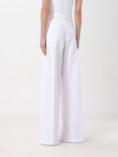 Pants SPORTMAX Woman color White White Pants, Woman Colour, Top Brands, Great Deals, Color White, Pants For Women, Luxury Fashion, Clothes For Women, Pants