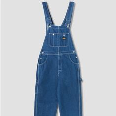 Never Worn Super Cute, Workwear Style Bib Overalls. Comfortable Denim. Listed Size Is “Xxl” But Fits More Like A Us 6-10, Depending On Desired Fit. Original Price $134 Blue Straight Leg Overalls For Streetwear, Blue Utility Overalls With Straight Leg, Blue Utility Straight Leg Overalls, Blue Straight Leg Utility Overalls, Medium Wash Bib Front Jeans For Work, Blue Utility Denim Jumpsuit With Straight Leg, Blue Straight Leg Utility Denim Jumpsuit, Denim Overalls With Relaxed Fit, Blue Straight Leg Denim Jumpsuit For Streetwear