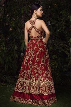 Red Long Frock, Red Bridal Lehenga Pakistani, Bridal Lehenga Pakistani, Pakistani Frocks, Pakistani Attire, Lehenga Pakistani, Bridle Dress, Red Bridal Lehenga, Heavy Dupatta