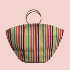 Oversized, Colorful, Striped Tote/Beach Bag By Shiraleah. Features Magnetic Snap Closure And Interior Pocket New Without Tags, There Are Some Very Faint Grayish Marks On One Side, Barely Noticeable, See Pic Casual Multicolor Hobo Bag For Shopping, Multicolor Satchel Hobo Bag For Vacation, Casual Multicolor Bucket Straw Bag, Multicolor Beach Shopping Bags, Multicolor Beach Season Shopping Bags, Multicolor Double Handle Hobo Bag For Beach, Multicolor Double Handle Summer Bag, Multicolor Large Capacity Straw Bag For Summer, Multicolor Double Handle Bag For Summer