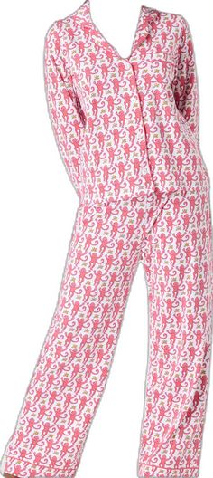 Roller Rabbit Pink Monkey Long Sleeve Polo Pajamas Roller Rabbit Pajamas, Comfy Pjs, Monkey Print, Roller Rabbit, Loungewear Sets, Shipping Orders, Classic Pattern, Long Sleeve Polo, Pink Color