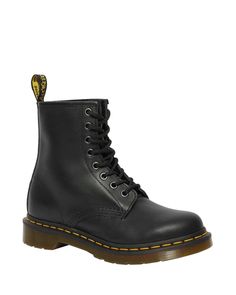 PRICES MAY VARY. Original Dr. Martens boot, built for a woman Made with all the classic Doc's DNA, including grooved sides, heel-loop and yellow stitching Built on the iconic Dr. Martens air-cushioned, with good abrasion and slip resistance Airwairs original signature leather: a firm, finished leather with a smooth, semi bright appearance. Wipe away dirt using a damp cloth. Apply a neutral or correct colored wax based shoe polish Dr Martens Brogues, Dr Martens Original, Doc Marten Boots, Doc Marten Boot, Leather Combat Boots, Shoe Brushes, Shoe Polish, Vegan Boots, Combat Boot