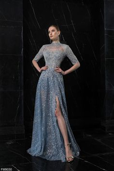 Elevate your style with Azzure Couture FM9030 evening dress from the Spring 2024 Collection. Embrace elegance and grace in every step with this exquisite creation. Stand out and make a statement with this sophisticated piece. Azzure Couture, 2024 Party, Couture 2024, Ball Dance, Satin Tulle, Bridal Stores, فستان سهرة, Dresses 2024, Spring 2024