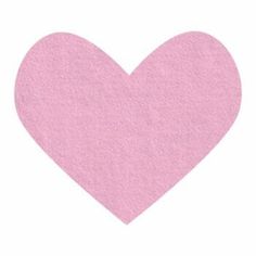 a pink heart cut out on a white background with copy space for text or image