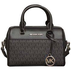 This Michael Michael Kors Xs Travel Duffle Xbody Bag Is Brand New With Tags And Features: Mk Signature Coated Canvas, Black Leather Trim, And Silver Hardware Silver Mk Logo Medallion Double Rolled Leather Handles And Removable, Adjustable Fabric Crossbody Strap Top Zip Closure Nylon Lining Front Wall Has Three Credit Card Pockets Color: Black Measurements: Approx. 7.75” W X 6.25” H X 3” D. Handle Drop = 3” And 13 To 24″ Note: This Is A Very Small Bag. Be Sure To Read The Measurements. Bottega Veneta Handbag, Ralph Lauren Handbags, Rebecca Minkoff Handbags, Marc Jacobs Handbag, Betsey Johnson Handbags, Bags Michael Kors, Front Wall, Michael Kors Crossbody Bag, Mk Bags