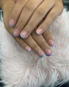 Nail For Kids Cute, Acrylic Nails For Kids 8-9 Short, Short Nails For 10 Year, French Nails For Kids, Nails For Kids Cute Short French Tip, Nail Designs Natural Nails Short, Kids French Tip Nails, French Tip Nails For Kids, Girls Nail Designs Kids