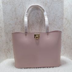 Michael Kors Manhattan Large Leather Tote Powder Blush (Light Pink) Smooth Leather. Studded Side Accents. Toggle Closure. Gold Hardware. 11" Shoulder Straps. 14-16" (L) X 11.5" (H) Pink Shoulder Bag With Metal Hardware For Shopping, Elegant Pink Shoulder Bag With Metal Hardware, Elegant Pink Bags With Metal Hardware, Michael Kors Blush Shoulder Bag With Gold-tone Hardware, Feminine Pink Michael Kors Bag, Michael Kors Feminine Blush Bag, Feminine Michael Kors Bag In Blush Color, Feminine Michael Kors Blush Bag, Michael Kors Feminine Bags With Gold-tone Hardware