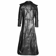 Men Genuine Leather Long Goth Halloween Coat This classic men's long goth coat is crafted with genuine leather, providing superior durability and water resistance. The traditional gothic-style will bring you comfort and warmth without sacrificing style. The intricate zippered pattern gives the coat a unique look while ensuring secure closure. Perfect for chilly fall and winter days, this elegant coat will serve you for years to come. TRANSLATE with x English Arabic Hebrew Polish Bulgarian Hindi Gothic Outerwear For Larp In Fall, Gothic Long Sleeve Outerwear For Larp, Fall Gothic Outerwear For Larp, Black Gothic Leather Outerwear, Black Gothic Leather Jacket, Medieval Long Coat For Halloween, Gothic Long Coat For Larp, Gothic Winter Larp Outerwear, Gothic Leather Outerwear For Fall