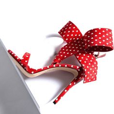 Stylish Polka Dot High Heels – Fashionsarah.com 4-inch Heel Sandals For Summer Parties, Polka Dot Pointed Toe Summer Heels, Summer Polka Dot Pattern Pointed Toe Heels, Polka Dot Round Toe Sandals For Party, Chic Polka Dot Heels With Round Toe, Polka Dot Round Toe Heels For Parties, Polka Dot Heels For Summer Party, Elegant Polka Dot Heels With Pointed Toe, Elegant Polka Dot Pointed Toe Heels