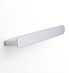 a white door handle on a white wall