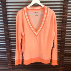 Super Cute Deep V-Neck Top. Brand New With Tags. Offers Welcome White Stretch V-neck Sweater For Spring, White V-neck Sweater For Spring, Chevron Top, Dolman Sleeve Tops, Green Tops, Crop Sweatshirt, Long Sleeve Tunic, Light Orange, Light Denim