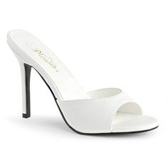 Slide into this classic seductive sandal. 4" heel. Available in a variety of colors. Drag Queen Heels, Wide Width Sandals, Glitter Pumps, Pleaser Shoes, Chunky Heel Pumps, Round Toe Pumps, Pumps Heels Stilettos, Mary Jane Pumps, Heeled Sandal