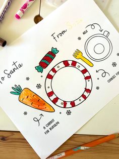 "Get ready for a magical Christmas Eve with our delightful printable Christmas placemat! This charming design is perfect for kids to leave out for Santa, featuring festive illustrations to color in, and plenty of space for their heartfelt wishes and a tasty treat. A wonderful addition to your holiday traditions, ensuring a jolly visit from the big man himself! DIGITAL DOWNLOAD - Nothing will be shipped! Please read carefully.  You will receive the design in the following formats: - A4 PDF - A3 P Diy Christmas Placemats, Holiday Diy Decor, Table Setting Party, Kids Table Set, Christmas Placemat, Christmas Colouring, Kids Table, Christmas Coloring, Christmas Placemats