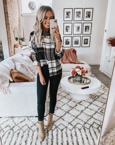 Flannel Outfits Fall, Neo Grunge, Flannel Outfits, Looks Country, Modieuze Outfits, Cute Fall Outfits, Casual Work Outfits, Mode Inspo, Foto Inspiration