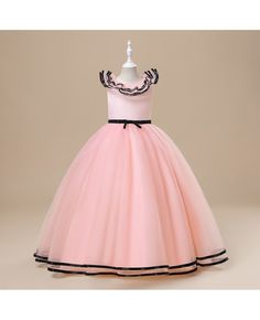 Get 10% off now! Buy children's long ballgown party dress with sash at cheap price online. Free stable shipping and pro custom service since 2009. Princess Style Bridesmaid Ball Gown, Pageant Ball Gown Bridesmaid Dress, Princess Ball Gown For Bridesmaid Pageant, Princess Ball Gown Bridesmaid Dress For Pageant, Princess Ball Gown For Fancy Dress, Princess Style Ball Gown For Prom Season, Princess Style Floor-length Ball Gown For Fancy Dress, Ball Gown For Prom Season Dress-up, Spring Pageant Ball Gown