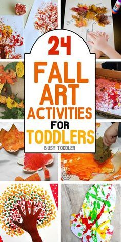 fall art activities for toddlers that are easy to make and great for the classroom