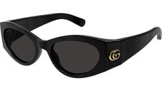 Gucci sunglasses model GG1401S GG Logo eyewear collection cat eye injection frame featuring shiny black frame and black lens. Classic Gucci Cat Eye Sunglasses, Gucci Black Cat Eye Sunglasses With Tinted Lenses, Trendy Gucci Black Cat Eye Sunglasses, Gucci Black Cat Eye Sunglasses With Polarized Lenses, Modern Black Gucci Cat Eye Sunglasses, Gucci Black Tinted Cat Eye Sunglasses, Gucci Black Polarized Cat Eye Sunglasses, Modern Gucci Black Cat Eye Sunglasses, Gucci Black Sunglasses