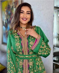 Moroccan Gorgeous Caftan , Moroccan Embroidered & Hand Beaded Kaftan, Abaya , Wedding Dress This item is made to order and can be customized, for any other color , size or details please send a message . Green Floor-length Embroidered Fabric For Eid, Bollywood Style Wedding Kaftan With Floral Embroidery, Green Embellished Kaftan For Festivals, Embroidered Kaftan For Wedding, Floral Embroidered Abaya For Eid Wedding, Green Long Sleeve Embroidered Dress With Zari Work, Bollywood Style Long Sleeve Gown For Traditional Ceremonies, Green Long Sleeve Dress With Zari Embroidery, Bohemian Kaftan With Floral Embroidery For Wedding