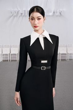 Chocolate Sheath Square Shoulder Cotton Midi Dress | MEAN BLVD Luxury Sheath Mini Dress, Luxury Fitted Dress With Straight Neckline, Classic Fitted Long Sleeve Bodycon Dress, Elegant Square Neck Bodycon Dress For Work, Elegant Long Sleeve Bodycon Dress With Fitted Bodice, Luxury Fitted Mini Dress For Semi-formal Occasions, Classic Tailored Mini Dress For Formal Occasions, Classic Midi Dress With Fitted Bodice For Office, Tailored Classic Mini Dress For Formal Occasions