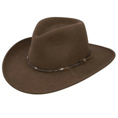 Stetson Cowboy Hats, Cowboy Hat Styles, Outback Hat, Hiking Hat, Mountain Sky, Fedora Hat Men, Leather Coat Jacket, Stetson Hat, Western Hat