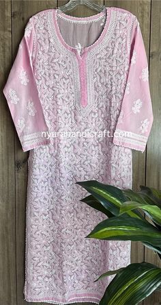 Soft cotton hand embroidered Kurta in a pretty pink color ! Paired with soft cotton lined pants in white. Sold separately. Kurta Length:46 inches Liner included Pink Chikankari Embroidery Set For Spring, Spring Pink Chikankari Embroidery Sets, Pink Sets With Chikankari Embroidery For Spring, Casual Pink Cotton Kurta, Summer Pink Sets With Chikankari Embroidery, Traditional Pink Kurta With Chikankari Embroidery, Pink Chikankari Embroidery Traditional Kurta, Spring Pink Kurta With Cutdana, Pink Block Print Sets With Long Sleeves