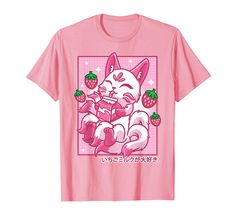 PRICES MAY VARY. This cute design is for Japan and Kitsune lovers! Do you know an Otaku who loves anime, or strawberry milk? Perfect motif for men, women and kids who love foxes and kawaii stuff. The motif for japanese mystical creatures and kawaii lovers features a funny fox with strawberries Lightweight, Classic fit, Double-needle sleeve and bottom hem Strawberry Axolotl, Kawaii Axolotl, Kawaii Shirts, Amazon Wishlist, Milk Shake, Strawberry Milkshake, Anime Tees, Anime T Shirt, Novelty Clothing