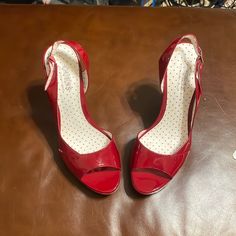 Never Worn. Never Used. Great Condition. Beautiful Heels, Guess By Marciano, Patent Leather Heels, Leather Heels, Dark Red, Shoes Women Heels, Patent Leather, Shoes Heels, Women Shoes