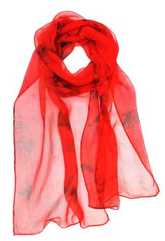 Silk sheer chiffon scarf, women's gift, 100% silk scarf, passion red with a touch of black. Handmade one of a kind marbled silk scarf. Chiffon is the lightest of the silk fabrics and quite transparent. No two marbled scarves will be exactly the same, each scarf is unique and signed. A silk scarf is perfect to wear any time during the year. As a natural fiber, it will keep you cool in the summer and warm in the cooler months. Silk makes a luxurious gift for someone you love or a much-deserved tre Black Silk Scarf As Summer Gift, Black Silk Scarf For Summer Gift, Elegant Red Scarves For Spring, Elegant Red Silk Scarf For Summer, Elegant Red One-size Scarves, Party Scarves In Organza, Red Silk Scarf, Green Silk Scarf, Silk Fabrics