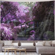 PRICES MAY VARY. CREATIVE SIZE: 60 x 40 inch / 150 x 100cm tapestry is durable enough for living room, bedroom, dorm wall hanging decor HEALTHY MATERIAL: Polyester fiber fabric tapestry, art digital printing , no fading, suitable for both indoor and outdoor use MULTIPURPOSE: It can be used as tapestry, wall hanging, picnic blanket, bed cover, beach towel, yoga mat, table cloth, curtain, and college dorm bedspread EASY CARE: This tapestry can be machine washed separately on cool/gentle and tumble Blanket For Bedroom, Large Wall Stickers, Landscape Tapestry, Blacklight Tapestry, Tapestry Hanging, Flowers Romantic, Flower Tapestry, Living Room Dorm, Tapestry Blanket