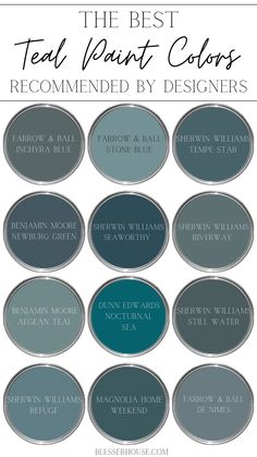 the best teal paint colors recommended by designers and tips for choosing them in your home