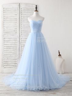 Blue Wedding Guest Dresses, Blue Wedding Dress, Prom Dress Blue, Blue Evening Dress, Tulle Long Prom Dress, Hogwarts Dr, Champagne Evening Dress, Prom Dresses 2018, Blue Bridesmaid Dress