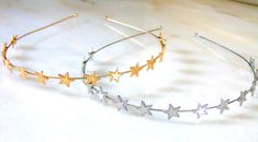 Moon Headband, Metal Hairband, Star And Moon, Alice Band, Gold Headband