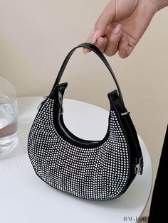 BagForLove - Stylish Studded Hobo Bag for Chic Decor Enthusiasts Product Description Color Silver Details Studded Type Baguette Bag Bag Size Small Pattern Type Plain Style Punk Strap Type Top Handle Composition 40% Polyvinyl Chloride Material PU Leather Size Chart INCH CM Bag Length Bag Width Bag Height Handle Height 8.3 inch 2.4 inch 7.9 inch 4.3 inch Bag Length Bag Width Bag Height Handle Height 21 cm 6 cm 20 cm 11 cm Details Pictures Similar Products h2 { text-align: center; } /* æ¢è¡ */ li Hobo Chic, Polyvinyl Chloride, Style Punk, Baguette Bag, Bag Bag, Chic Decor, Hobo Bag, Top Handle, 20 Cm