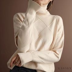 Lasaky - Premium Woolen Turtleneck Sweater: Thickened, Loose Fit Knitted Top Perfect for Layering or Worn on its Own Gorgeous Boots, Turtle Neck Jumper, Cashmere Sweater Women, Winter Pullover, Ladies Turtleneck Sweaters, Estilo Chic, Womens Turtleneck, Cashmere Turtleneck, Bottoming Shirt