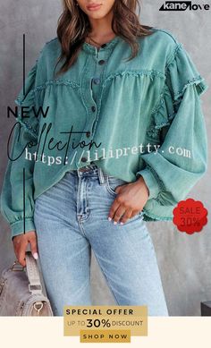 Balloon Sleeve Oversized Denim Shirt Balloon Outfit, Oversized Denim Shirt, Love Com, Oversized Shirt, Elevate Your Style, Denim Shirt, Womens Bottoms, Denim Skirt, Your Style