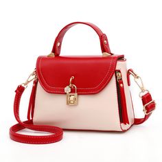 Red Top Handle Bag For Mobile Phone, Red Handheld Shoulder Bag With Zipper Closure, Red Square Shoulder Bag For Mobile Phone, Red Leather Bag With Zipper Closure, Red Square Shoulder Bag With Mobile Phone Holder, Red Satchel Shoulder Bag With Mobile Phone Pocket, Red Leather Satchel With Zipper Pocket, Red Handheld Satchel With Zipper Closure, Red Rectangular Shoulder Bag With Zipper