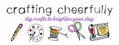 the words crafting cheerful are written in different colors