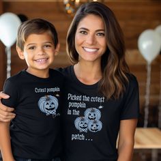 Want to see more?  Visit Our Halloween Shop https://etsy.me/48c1iPX Elevate your Halloween festivities with our enchanting collection of Mommy and Me Halloween shirts! Celebrate the spooktacular season in perfect harmony with our coordinating shirts for mothers and daughters. These matching Halloween shirts add an extra layer of fun and togetherness to your celebrations, making your bond even sweeter. Whether you're trick-or-treating, attending a Halloween party, or simply capturing heartwarming moments, our Mommy and Me Halloween shirts are the ideal choices.  With captivating designs and impeccable comfort, these shirts ensure both you and your little one will look absolutely boo-tiful and create memories that will last a lifetime. Get ready to make this Halloween an unforgettable experi Mommy Halloween Shirts, Family Matching Halloween Tops Short Sleeve, Mommy And Son Halloween Shirts, Mummy And Me Tshirts, Fall Mommy And Me Tshirts, Family Matching Halloween T-shirts, Family Matching Halloween T-shirt Crew Neck, Halloween Family Matching Crew Neck T-shirt, Halloween Shirts Kids