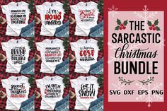 the sarcastic christmas bundle svg