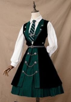 Slytherin Clothes, Slytherin Outfit, Slytherin Fashion, Harry Potter Outfits, Idee Cosplay, Cărți Harry Potter