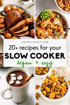 20 delicious slow cooker recipes for your vegan and easy meal