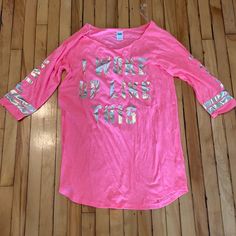 Never Worn. Smoke Free Home. Pink Night Gown, Victoria's Secret Pink, Secret Pink, Night Gown, Women's Intimates, Victoria Secret Pink, Pink Ladies, Victoria's Secret, Pajamas