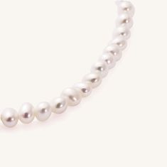 Pearls symbolize fertility, long life, and femininity. A strand of freshwater pearls will add a fresh contrast to your stack of gold. Freshwater Pearls Size: 7". Please measure wrist size prior to ordering. Timeless White Akoya Pearl Bracelets, Timeless White Akoya Pearl Bracelet, Timeless White Pearl Bracelet With Round Beads, Timeless White Pearl Drop Bracelet, Timeless White Pearl Bracelet, Timeless White Pearl Bracelet With Charm, Single Strand Akoya Pearl Bracelet In Pearl White, Single Strand Baroque Pearl Bracelet With Round Beads, Single Strand Akoya Pearl Bracelet Gift