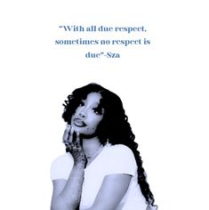 a black and white photo of a woman with her hand on her face, in front of a quote from the same person