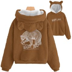 Our children sized Winter Bear Hoodie is warm and made out of comfortable flannel fabric. The decorative plush ears are lovely and fun. Your child will love this hooded sweatshirt. Perfect gift for friends and family members whose children are Armys and love KPop. : : : : : : : : : : : : : : : : : : : : : : : : : : : : : : : : : : : : : : : : : : : This product will take 3-7 business days to manufacture and will be shipped immediately after production. : : : : : : : : : : : : : : : : : : : : : : Winter Outdoor Fleece Sweatshirt, Hooded Winter Tops For Outdoor, Cozy Winter Sweatshirt For Outdoor Activities, Cute Winter Hoodie With Kangaroo Pocket, Winter Fleece Sweatshirt With Fleece Lining, Winter Hoodie For Outdoor Activities, Winter Sherpa Hoodie With Fleece Lining, Hooded Fleece Top For Outdoor, Warm Fleece Sweatshirt For Winter