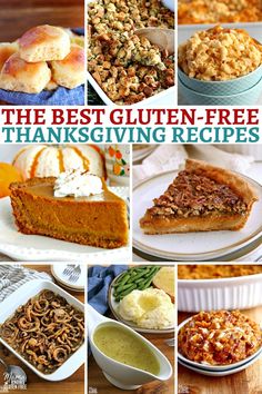 the best gluten - free thanksgiving recipes