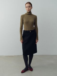 Composition : wool 50% polyester 50%Country of Origin : KOREA Midi Skirt, Wool, The Originals, Clothes For Women, Clothes