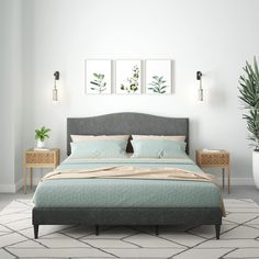 PRICES MAY VARY. This quality upholstered bed is securely packaged in a single carton with the frame, legs, posture-flex slats (made from construction-grade LVL), and assembly hardware conveniently located in a zippered compartment in the back of the headboard Carefully designed for durability and style, a mixed hardwood frame construction adds strength, and premium fabrics create a luxurious, yet affordable, centerpiece for any bedroom Transitional styling of this upholstered bed blends contemp Christmas Birthday Wishes, Cape Cod Bedroom, Egyptian Home Decor, Bedroom Transitional, Tufted Upholstered Headboard, Transitional Bedroom, Upholstery Foam, Headboard Designs, Panel Headboard