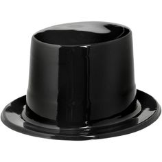 Bring out your inner Fred Astaire with a Shiny Black Top Hat! This vacuform top hat features a classic shape with a narrow brim and tall crown. Wear a plastic hat as part of a dapper look for a costume party or New Year's Eve party! pbShiny Black Top Hat product details:-b-p ul li9in diameter x 5in tall-li liPlastic-li liOne size fits most teens and adults-li -ul -ppsmallIntended for adult use only. -small-p Top Hat Halloween Costume, Halloween Costume Black, Hollywood Party Decorations, Hat Halloween Costume, Black Party Decorations, Hollywood Party Theme, Hollywood Theme, Black Top Hat, Mini Top Hat